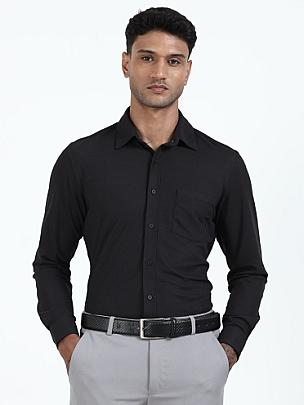 SHOWKEY MEN Slim Fit Formal Shirt