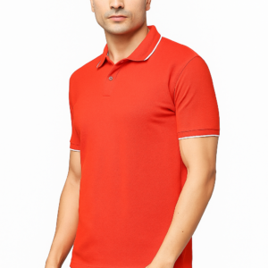 SHOWKEY Men Polo Collar T-shirt